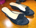 Two Pair Ferragamo And Vintage Garolini Ladies  Shoes Size 10