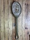 Antique 1800   s French Louis Xvi Bronze Hand Mirror  mirror Broken 