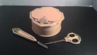 Art Deco Celluloid Cream Colored Vanity 4-piece Set - Great Condition 