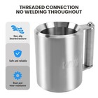 Heavy Mug 22lb 400ml dumbbell Coffee Mug 10kg stainless Steel Dumbbell Cups f   