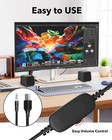 Computer Speakers Usb Powered 3 5mm Aux Small Pc Laptop Desktop Phone Monitor