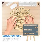 300 Pcs Wood Scrabble Tiles Replacement Wooden Alphabet Pick Letters Game Crafts