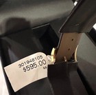 Movado Mens Black Dial Gold-tone Case Leather Strap Watch With Box