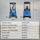 New Kubota Diesel Engine 1 8 Ton Mini Excavator Hydraulic 11 5hp Track Free Ship