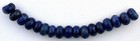 Seventeen 7 5mm To 8mm Rondelle Lapis Lazuli Primitive Old Stock Bead Col10sl1