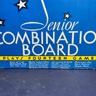 Vintage Milton Bradley Senior Combination Board 14 Games Set 4201 Blue Box