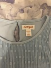 Cat   Jack Girls Blue Polka Dot Tulle Tiered Ruffle Dress Sleeveless S 6 6x