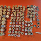 Lot Of 139 Vintage Wooden Sewing Empty Thread Spools  Various Sizes   Brands