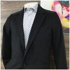 Egara Mens Overcoat Long Coat Jacket Wool Size 40l Sport Casual Blazer