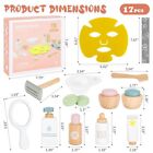 Wooden Makeup Toy Set For Kids Beauty Salon Pretend Play Toys For Toddlers Skin