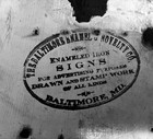 Vintage 1912 Vermont Porcelain License Plate Auto Tag