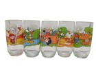 Mcdonalds Peanuts Camp Snoopy Collection Vintage Glasses Complete Set Of 5