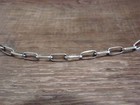 Native American Hand Made Sterling Silver 24  Chain Link Necklace - Sally Shi   