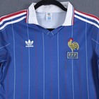 Vintage Adidas France Home Football Soccer Jersey Size Medium 1982 World Cup