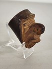 1893 Chicago World Fair Columbian Expo Unique Stanhope In Wooden Pipe Head