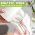 100 Count Small Trash Bags 4 Gallon White Bathroom Garbage Can Liners Bulk