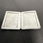 Vintage Tiffany   Co Sterling Silver Travel Pocket Dual Photo Picture Frame