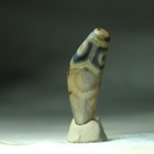 Tibetan Old Dzi Agate Bead  tortoise Back   9eyed amulet Pendant From Tibet44963