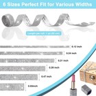 6 Rolls Self-adhesive Rhinestone Ribbon     Bling Crystal Tape For Crafts   Decor 