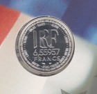 France 6 55957 Francs 1999 Euro Conversion Km 1254 Silver Bu  38oz Asw Z4848