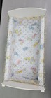 Vintage Retro Wood Wicker Pink Baby Doll Crib Bed   Liner 