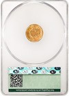 1862  1 Gold Large Indian Head Type 3 Cacg Ms64