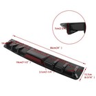 Shark Fin Rear Diffuser Bumper Spoiler Lip Led Lights For Honda Accord 2012-2026