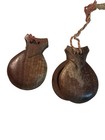 Vintage Wooden Castanets Set Of 2