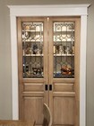 Stunning Leaded Glass Incerts For Pocket Doors And Cabinetry Custom Made To Fit
