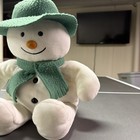 Vintage Eden The Snowman Raymond Briggs 15    With Green Hat And Scarf 1990 s Rare
