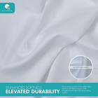 Full Size Flat Sheet Only - White Sheets Bulk 6 Pack For Massage Table  Hospital