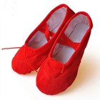 Dance Shoes Canvas Exercise Girl Gymnastics Pointed Pro Us Size 6 5-8 5