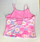Wonder Nation Girls 2xl  18  Pink Tie Dye Unicorn Print 2-piece Tankini Swimsuit