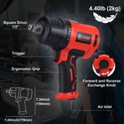 1 2   Air Impact Wrench  Twin Hammer  Max Torque 1560 Ft-lbs