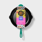 12  Enameled Cast Iron Fry Pan Green - Tabitha Brown