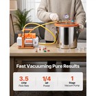 Uimoso 3 Gallon Vacuum Chamber With 3 5 Cfm Single Stage Pump For Degassing