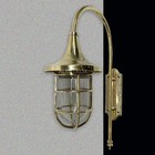 Nautical Maritime Marine  Lamp Bulkhead Brass Antique Fixture
