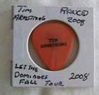 Rancid Tim Time Bomb Armstrong Tour Issued Guitar Pick 2008 Dominoes Fall Tour