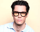 New Tom Ford Tf5873-b 001 Round Shiny Black Authentic Eyeglasses Frame 49-24
