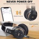 Wireless Bluetooth 5 0 Headphones Noise Cancelling Stereo Earphones Ear Headset 