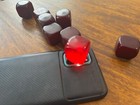Faturan Bakelite Tesbih 8 Pcs  Rosary Making     Genuine Vintage Beads  178 Gr