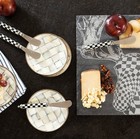 Mackenzie Childs Courtly Check Supper Club Spreader  1  Cheese Canape Knife  new