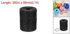 Natural Cotton Raffia Yarn 328yard Craft Raffia Ribbon Crochet Yarn Black