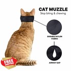 Downtown Pet Supply Cat Muzzle 3 Pack Small Medium Large Black