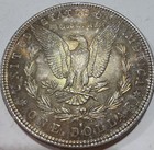 1882-o s  1 Strong Morgan Silver Dollar-toned On Back