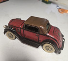 Antique C  1933 Marx Mechanical Tin Lithographed Windup Coupe  W Lights