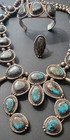 Vintage Native American Silver Turquoise Jewelry