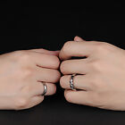Stainless Steel   Real Love   Heart Couples Promise Engagement Ring Wedding Band