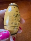 Antique Wooden Barrel Shaped Needle Case  Germany Wood  2001