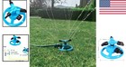 Compact Garden Irrigation Sprinkler - Large Area Coverage With Adjustable Spray
